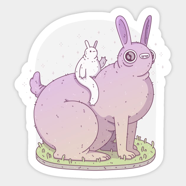 Chubby bunny Sticker by odsanyu